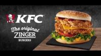 KFC: original Zinger Burgers